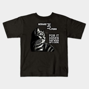 Beware My PURR Kids T-Shirt